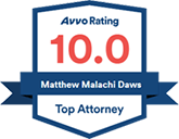 Avvo Rating 10.0 | Matthew Malachi Daws | Top Attorney